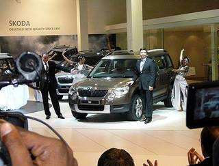 Skoda Yeti unveiled at Auto Expo